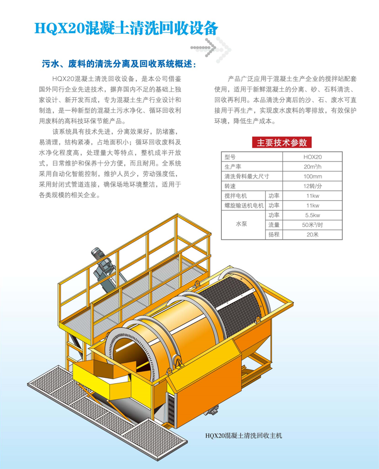 HQX混凝土清洗回收设备(图1)